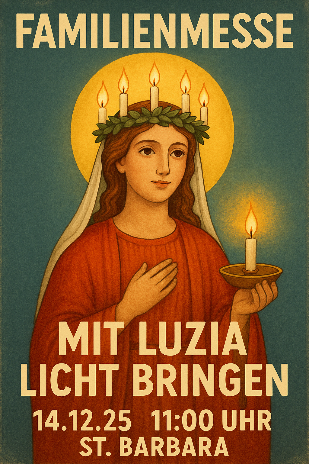 Luzia Familienmesse St. Barbara (c) Pfarreiengemeinschaft Erftstadt-Ville Luzia Familienmesse St. Barbara