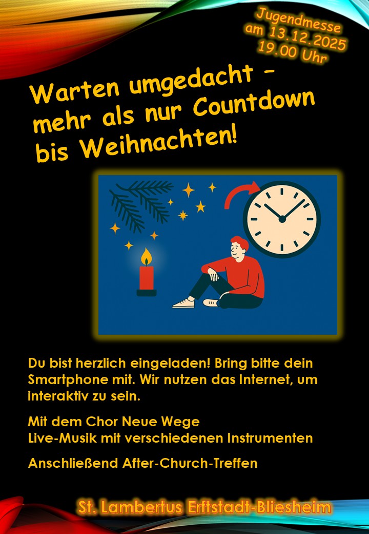 Jugendmesse Warten (c) Pfarreiengemeinschaft Erftstadt-Ville Jugendmesse Warten