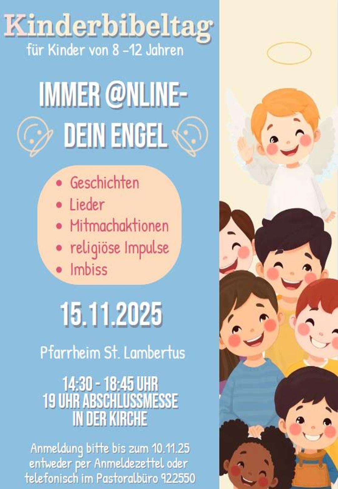 Plakat KiBiTa 15.11.25-1 (c) Pfarreiengemeinschaft Erftstadt Ville Plakat KiBiTa 15.11.25-1